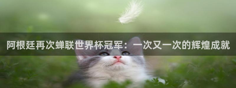 世界杯直播免费观看：阿根廷再次蝉联世界杯冠军：一次又一次的辉煌成就